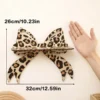 Leopard-Print Bow Wall Stand Floating Sundries Storage Holder Living Room Home Decor Wall Mounted Shelf Handicraft Display Rack - Image 6