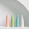 White Ceramic Bud Vase Small Flower Vases Hydroponic Plants Pot Modern Decorative Vases for Home Living Room Dining Table Decor - Image 5