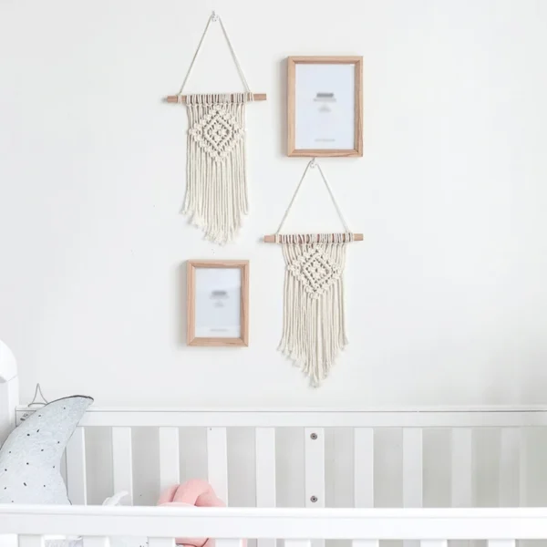 Hand-woven Color Macrame Wall Hanging Ornament Bohemian Craft Decoration Gorgeous Tapestry For Home Living room Home Decor Craft - Image 4