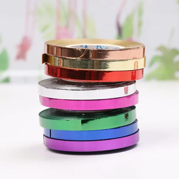 10Meter/Rolls 5mm Balloon Ribbon Party Birthday Wedding Accessorie Laser Balloon Chain Satin Ribbons Crafts DIY Party Decoration - Image 4